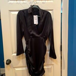 NWT Zara short satin effect dress size xs